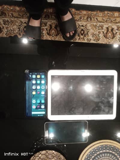 Infinix note 7 lite for sale with a mobile and tab