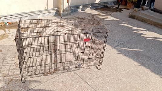 three partition cages for sale, used cages, birds cages, parrots