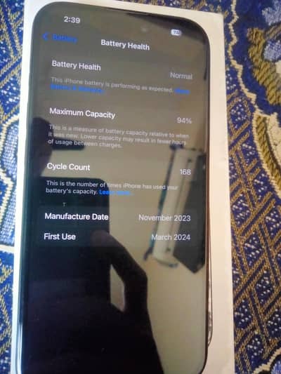 Iphone 15 pro jv Lock LLA model Blue Titanium