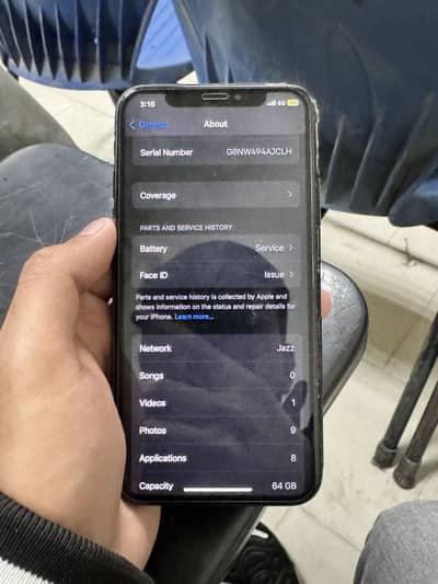 Iphone x pta Approved 64Gb