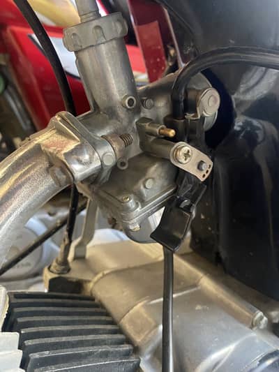 125 carburator chrome in new condition