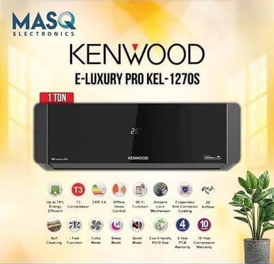 Kenwood 1270S  E-luxury pro 1 ton AC DC inverter heat &cool