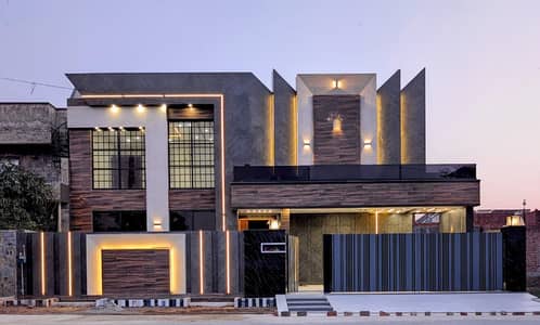 1 Kanal Ultra Modern House with double height lobby
