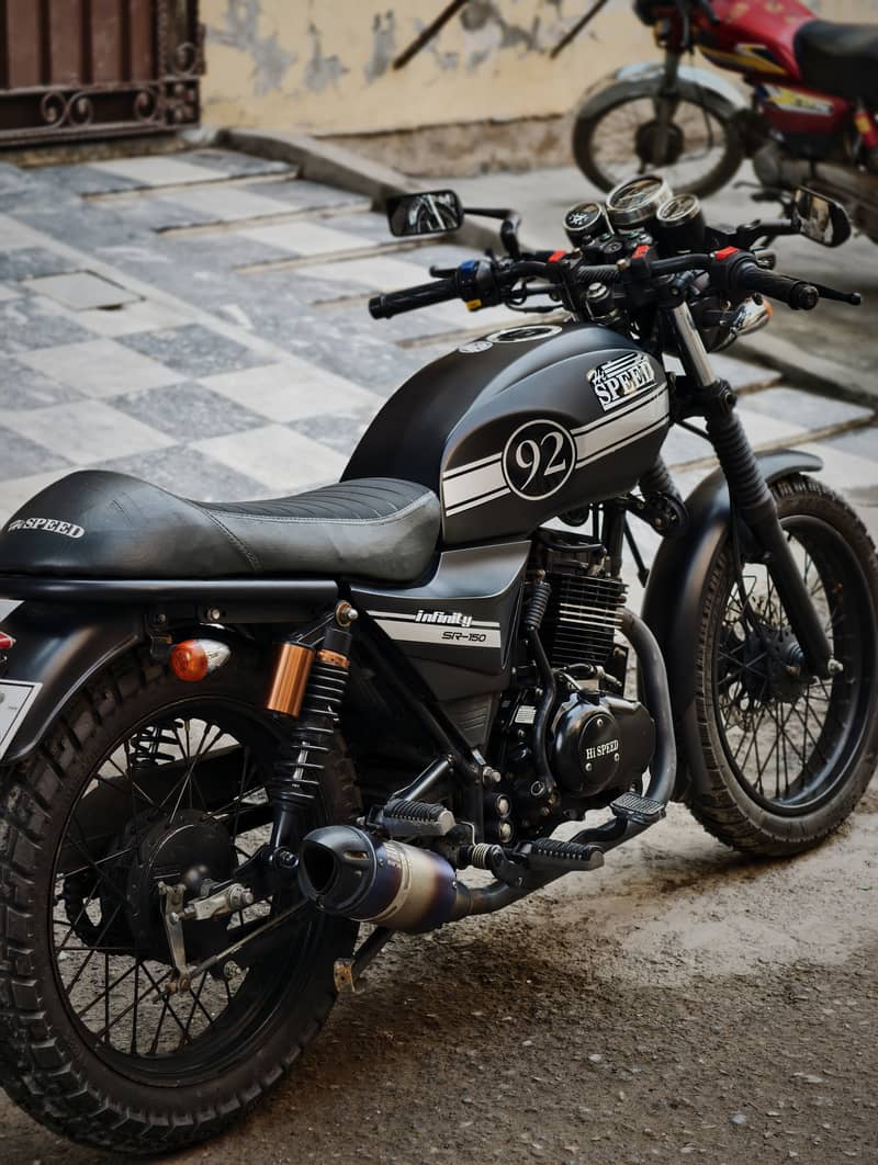 Hi Speed Infinity 150cc 2023 | Modified Cafe Racer | Lush Condition ...