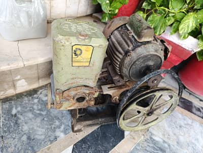 Golden water pump and motor