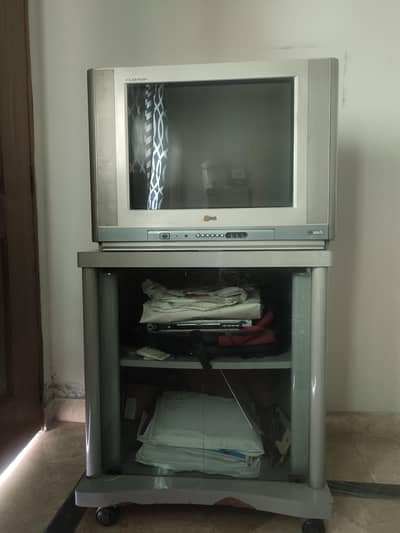 LG Television with Trolley For Sale!
