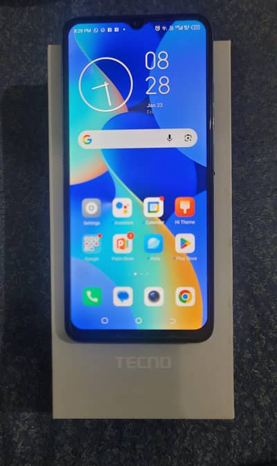 Tecno Spark 10c with box charger