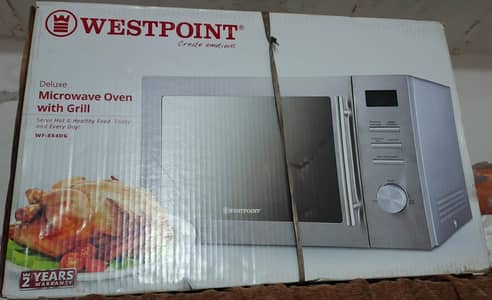 Box Packed West Point Microwave Oven with Grill