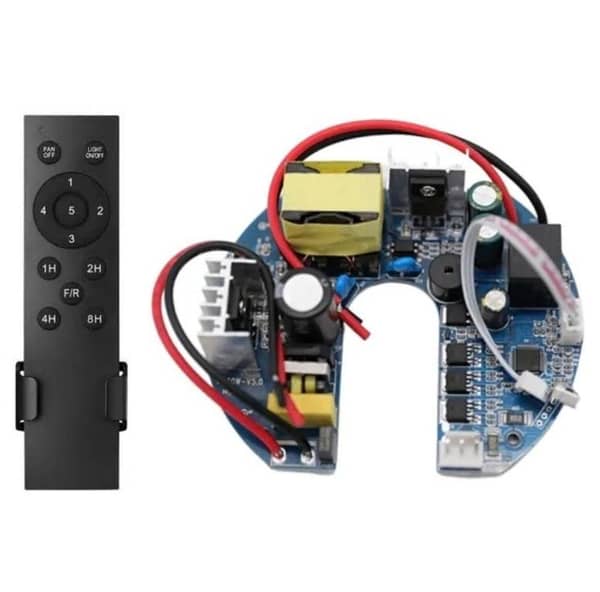 AC/DC 60W Ceiling Fan Circuit with Remote Control