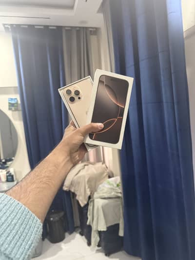 Iphone 16 Pro Max 512 gb LLA variant Factory Unlocked Desert Titanium