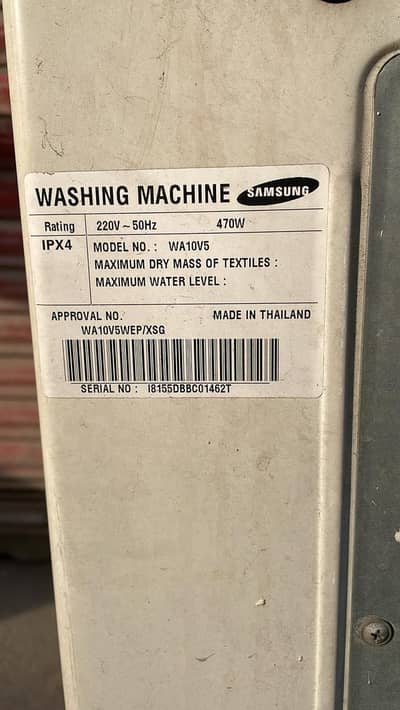 Samsung Automatic washing machine Thailand making