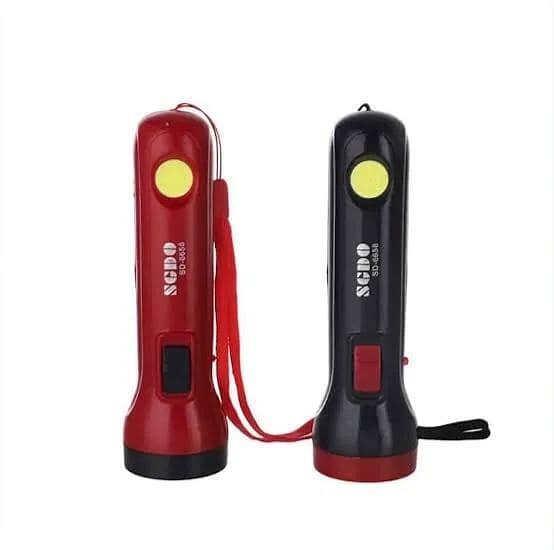 Rechargeable LED Torch Light SG-6658 Mini Pocket Flashlight Emergency Torch Light