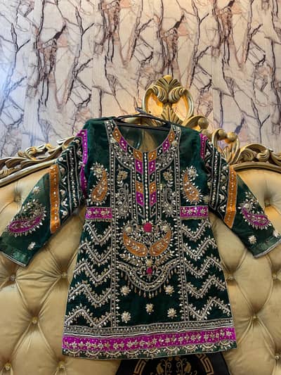 Bridal Mehndi Dress ( Excellent Condition)