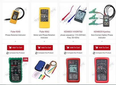 Phase Rotation Sequence Meter | Digital 3-Phase Tester Pakistan