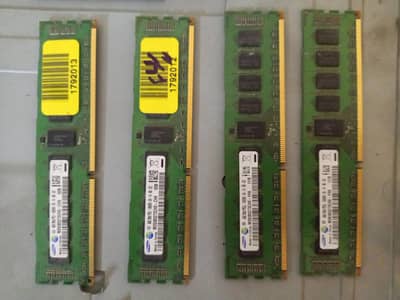 Samsung 16GB RAM (4×4GB) DDR3 ECC Registered – Server RAM Bundle