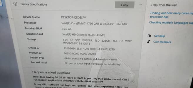 core i7 4th generation