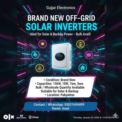 Off-Grid Inverter for Sale | New | Bulk Quantity Available