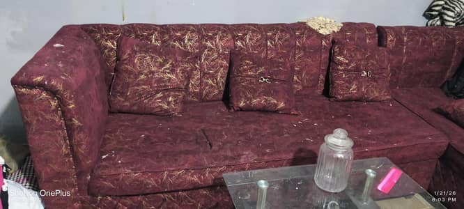 5 setaer L shape sofa