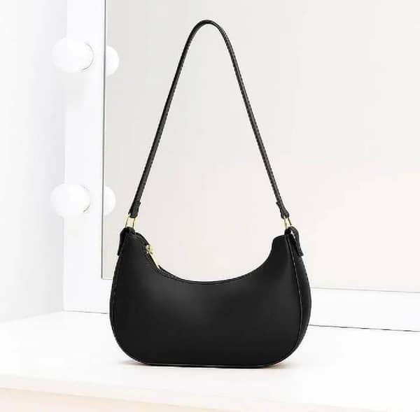 Elegant Ladies Shoulder Bag – PU Leather Handbag for Women, Medium Size