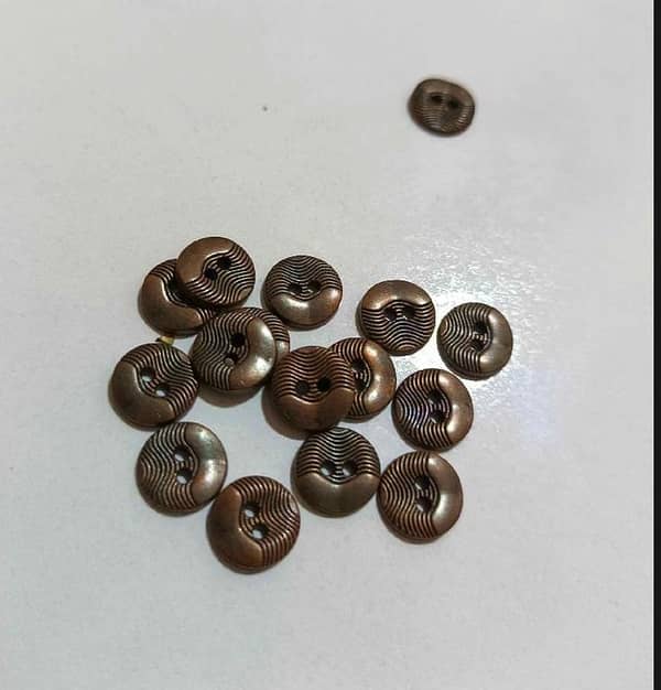 2/4 Holes 10mm Metal Buttons - 10Pcs Pack for Shirts, Blouses, and DIY Crafts