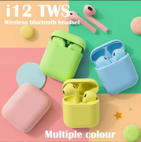 i12 TWS Earbuds – True Wireless with Bluetooth 5.0