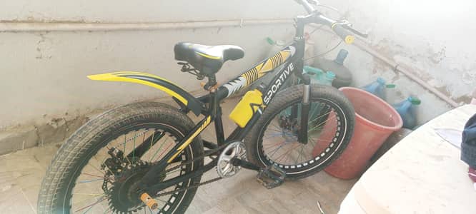 new cycle ready to use with disc brake