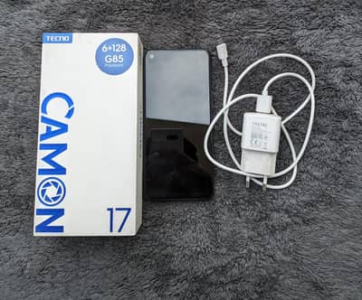Tecno Camon 17 6/128GB with Box Charger Camon 17