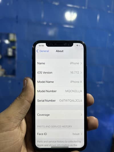 iPhone X 256gb urgent sale pta approved