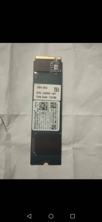 nvne ssd 256 for laptop  almost new