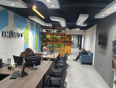 FURNISHED COMMERCIAL OFFICE BASEMENT FOR RENT IN JOHAR TOWN LAHORE