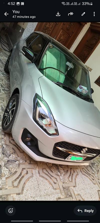 Swift GLX VVT two-tone