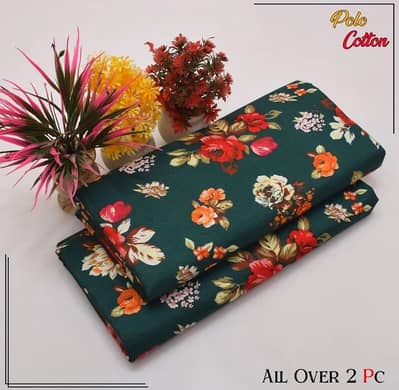 2 psc women unstitched suit