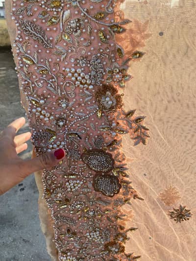 Walima preloved dress | Bridal Dress | Gold Dress