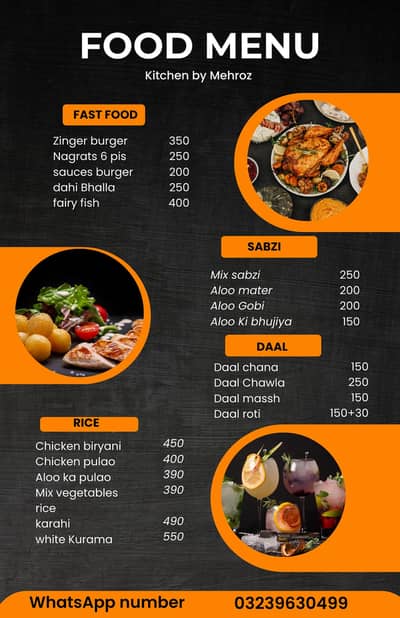 Home made fresh food