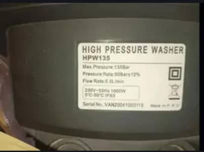 Hyundai high Pressure Car Washer