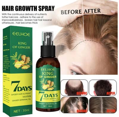7 days spray hair Growth germinal serum oil natural hair treatment