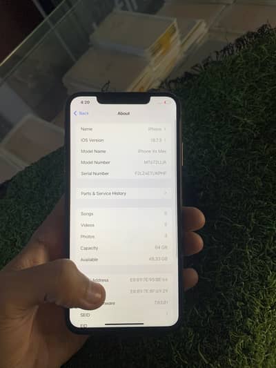 I Phone XS MAX 64 Gb NON PTA Golden Colour