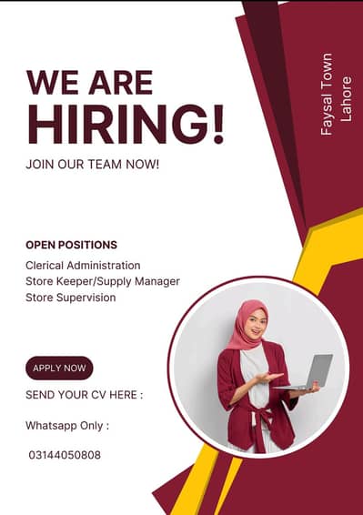 Store keeper / Supply Manager