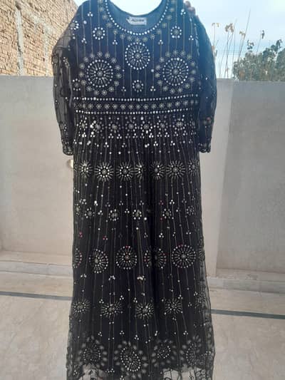 Black party wear dress