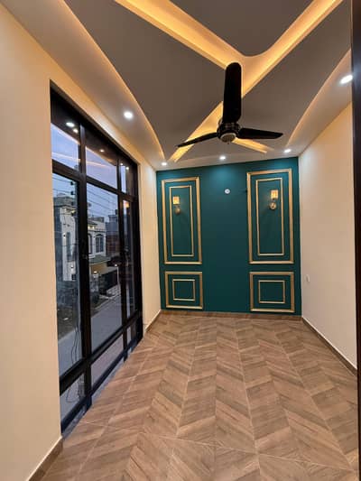 3 Marla Brand New Modern Style House For Sale Near Park In AL Hafeez Garden Phase 5 Canal Road Lahore