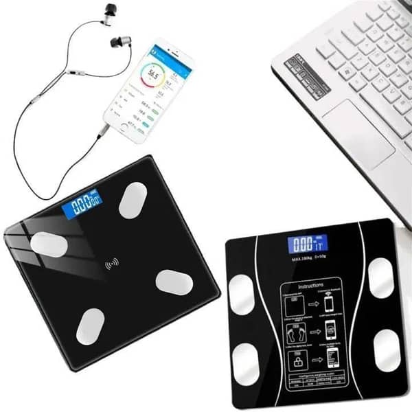 ARBOLEAF Smart Body Weight Scale CS20M – Free Battery , Weight, Multiple Users, App, Tracking, Export, Bluetooth Digital Weighing Scale with App, BMI & Fat Analyzer – 180KG Capacity – Multi-User, Fitness Tracker for Home