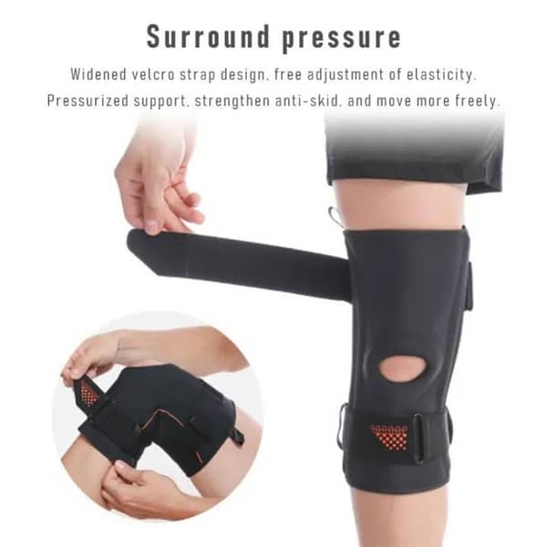 Premium Knee Support Brace for Arthritis, Hanged Knee Stabilizer, Meniscus Tear, ACL/MCL Injuries & Joint Pain Relief