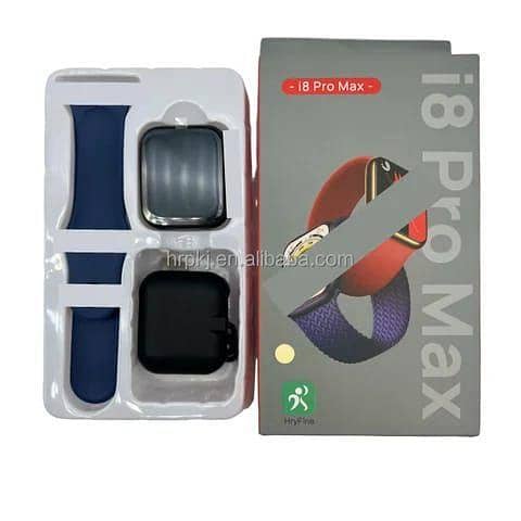 i8 Pro Max Series 8 Smart Watch: 1.75" Full Screen, Bluetooth Calling, Sports Modes, Waterproof, Compatible with iOS and Android