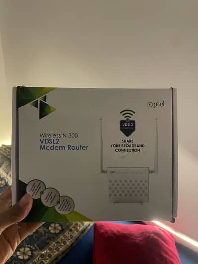 PTCL WIRELESS N300 MODEM AND EXTENDER