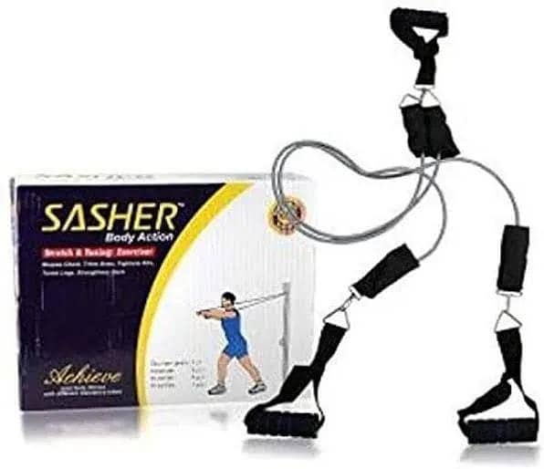 Sasher Body Action Single Set Exercise Kit Sasher Pakistan Sasher Home Gym for Ladies & Gents Exercise fitness kit for Girls & Boys home exercise home fitness made in Pakistan