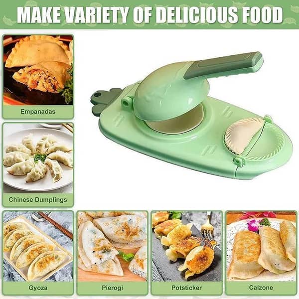 2 in 1 dumpling maker machine make delicious Dumplings , samosa making kitchen tools.