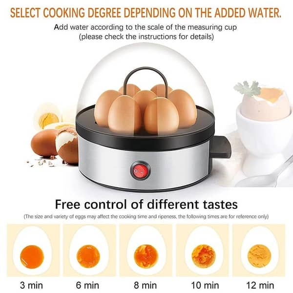 Original Electric Eggs Boiler Machine: 7-in-1 Egg Cooker for Perfectly Boiled Eggs