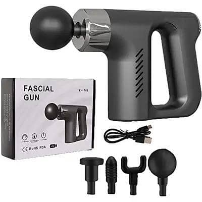 KH-740 Double-Handle 5-in-1 Fascial Gun Massager