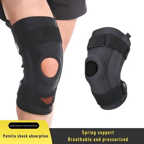 Knee Support Brace, Knee Brace Support, Knee band, Open Patella Stabilizer, Hinged Knee Stabilizer , Knee Support with Stays, Relieves Arthritis, Meniscus Tear, Joint Pain, ACL, MCL, Injury Recovery