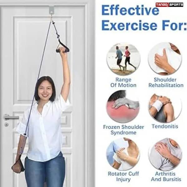 Shoulder Pulley Exercise Physiotherapy Over-Door System for Pain Relief and Mobility Improvement